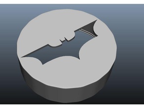 batman torch converter batsignal signs & logos logo symbol conversion cover led 3d print model - Mito3D