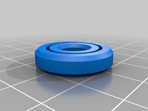 meu personalizados 608 paramétrico gaiola do rolamento de esferas engenharia personalizado 3d print model - Mito3D