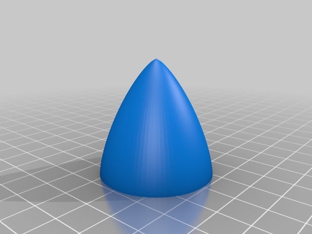 38x38 Raketen Nase Kegel Fahrzeuge kundengebundene 3D print model - Mito3D