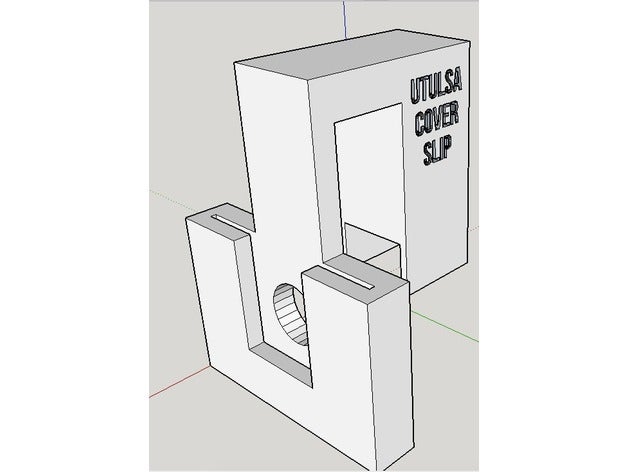 couvre-objet de la cuvette l'apprentissage l'adaptateur analytiques loi beer chimie l'instrument science spectroscopie ultraviolet uv-vis 3D print model - Mito3D