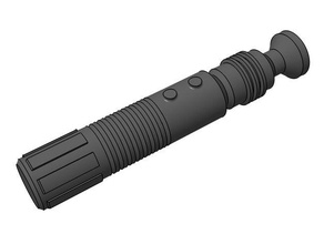 lightsaber handle props star wars 3d print model - Mito3D