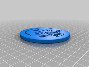 medaglia reparer video giochi bibix dayz gas il logo la maschera resistenza 3d print model - Mito3D