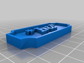 nametag decor customized 3d print model - Mito3D