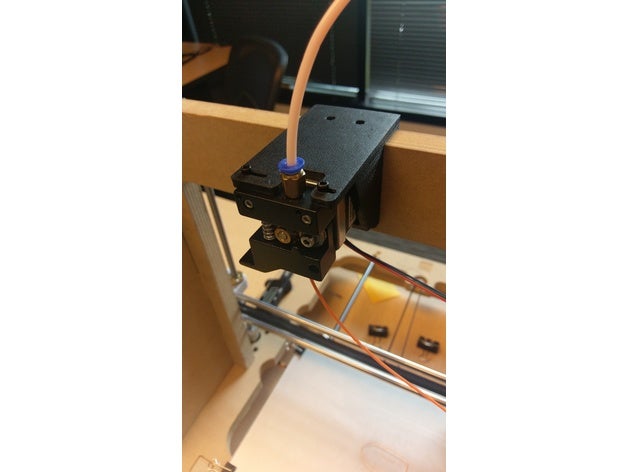 bowden extrusora de montaje del motor Impresora 3d las piezas en8 actualización anet a8 extrusor monte itopie 3D print model - Mito3D