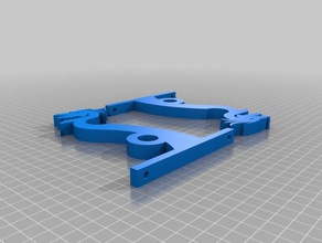dragon double rideau de support ménage 3d print model - Mito3D