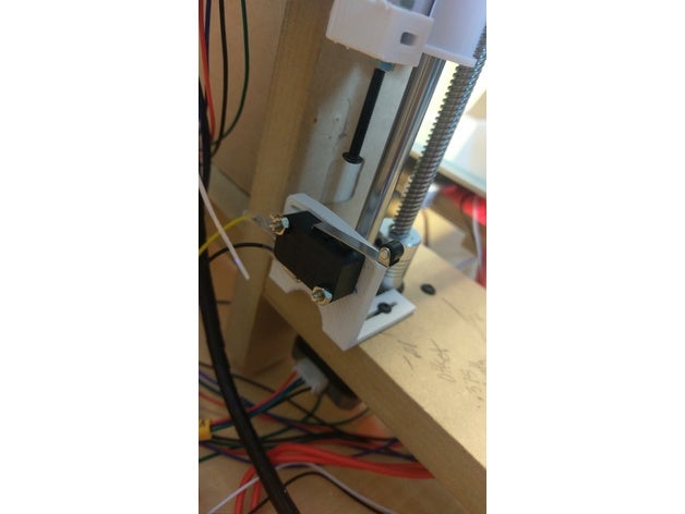 tron xy z-stop mount 3d printer parts anet a8 end stop tronxy z endstop 3D print model - Mito3D