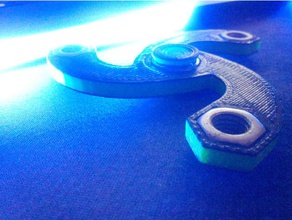rebel spinner toys & games fidgetspinner fidget 3d 3d print model - Mito3D