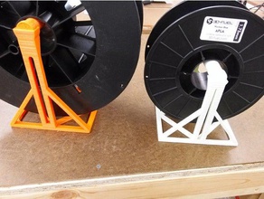 universal filament spool holder 3d printer accessories printing easy print desktop stand unwinder filament-spool flexible-holder quick simple 3d print model - Mito3D