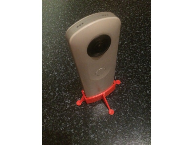 ricoh theta stand personnalisable de la caméra customizer le 3D print model - Mito3D