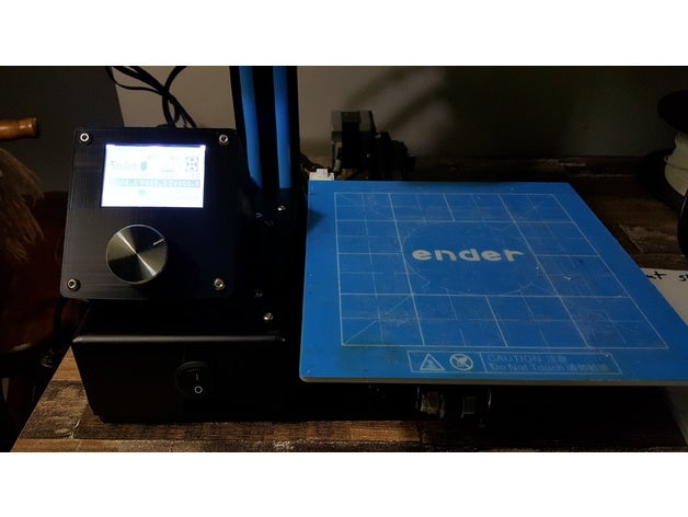 hictop ender 2 lcd kontrol mod 3d yazıcı parçaları monte edin 3D print model - Mito3D