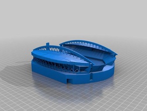 centurylink field heykeller bina futbol model seahawks seattle sirenler Stadyumu 3d print model - Mito3D