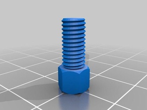 m5 10mm nut bolt washer threaded rod factory parts customized 3d print model - Mito3D