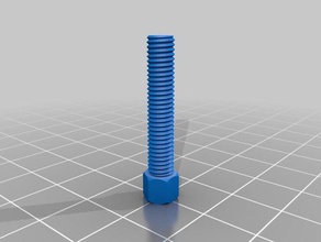 m5 25mm nut bolt washer threaded rod factory parts customized 3d print model - Mito3D