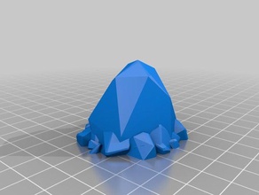 mi personalizados de formación la roca del generador art personalizado 3d print model - Mito3D