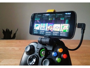 l'épée les jeux vidéo jeu clip de nvidia shield portable système smartphone la xbox 360 contrôleur 3d print model - Mito3D