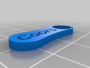 coors household supplies customized 3d print model - Mito3D