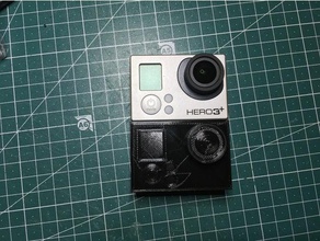 gopro fictício câmera a hero 3 3d print model - Mito3D