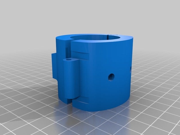 klamp - ikea lámpara de la pistola aire caliente titular remix imprimir lugar electrónica hack smd soldadura 3D print model - Mito3D