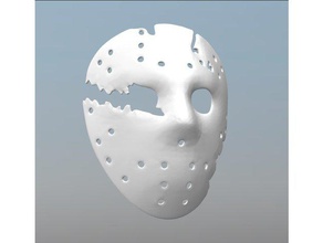 jason va en enfer masque de hockey le costume cosplay vendredi 13 la fête d'halloween vorhees 3d print model - Mito3D