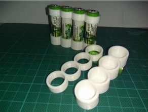 bateria aa titular porta-ferramentas & caixas 3d print model - Mito3D