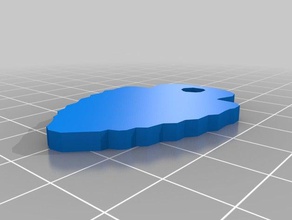 Pfeilspitze Schlüsselbund Schlüsselanhänger 3d print model - Mito3D