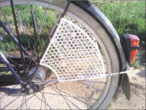 Fahrrad Speichen-protector 56 7 25cm radius sport & im freien cover - Schutz 3d print model - Mito3D