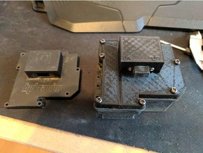 copertura receiverbox hpi bullet r c i veicoli rc auto ricevitore caso 3d print model - Mito3D