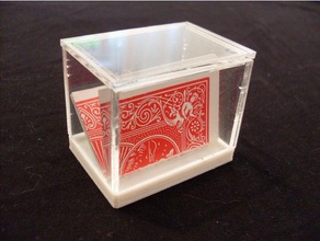 interpretation 'vision box' Rätsel - Karte gimmick magic trick 3d print model - Mito3D