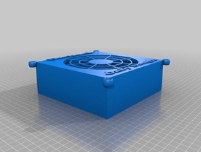 support ventilateur 140 3d Drucker Zubehör ikea hack 3d print model - Mito3D