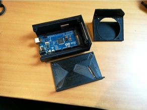mendelmax snap controller housing 3d printer parts case mendel ramps box snap-on 3d print model - Mito3D