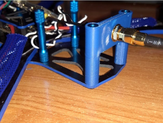 marziano ii vagabondo vtx fpv antenna titolare r c i veicoli montaggio dell'antenna immersionrc 2 hv 3D print model - Mito3D