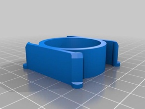 cubo del carrete adaptador de derecho 32 x 53 altura 15 4 brazos Impresora 3d las piezas personalizado 3d print model - Mito3D