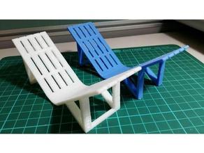- lazer lounge chair A impressão 3d móveis 3d print model - Mito3D