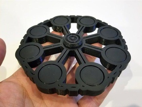 massive long duration spinner mechanical toys fidget hand 3d print model - Mito3D