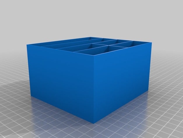 mini storage drawers 2x2 2x1 tool holders & boxes customized 3D print model - Mito3D