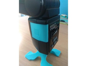 sportellino della batteria di ricambio yongnuo yn460-ii la fotocamera flash luce fotografia speedlite 3d print model - Mito3D