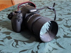 camera solar film filter holder canon dslr lumix panasonic sigma eclipse 3d print model - Mito3D