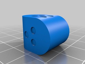4 sided dice 4-sided die 3d print model - Mito3D