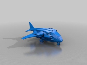 xcom enemy unknown - skyranger Fahrzeuge apc Modell-Flugzeug scifi video-Spiel 3d print model - Mito3D