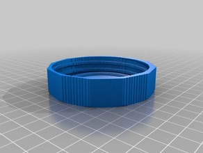 3d slash regular mouth jar lid 3d print model - Mito3D