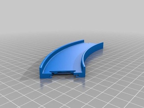hotwheels rampa curva juegos y juguetes 3d print model - Mito3D