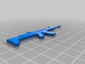 scar light toy & game accessories 3dmodel acessories assault rifle gun gundam gunpla model scale l 3d print model - Mito3D