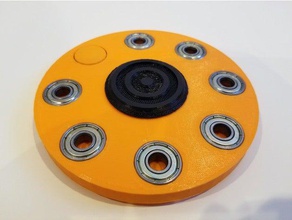 ultra uzun süre fidget spinner 8 dakika dönüş zamanı mekanik oyuncaklar el 3d print model - Mito3D