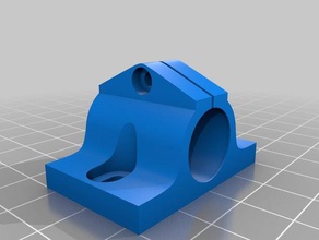 lm8uu tensionable self aligning linear bearing carrier 3d printer parts 3d print model - Mito3D