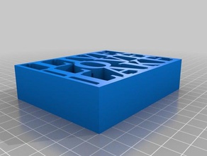 viver o amor lago de decoração 3d print model - Mito3D