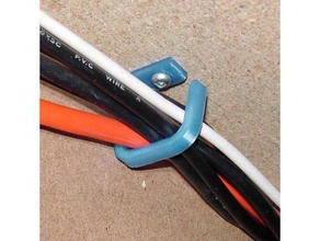 câble de raccordement sous le bureau l'organisation support la gestion des câbles 3d print model - Mito3D