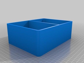 meine angepasste parametrische Fach raster Container kundengebundene 3d print model - Mito3D