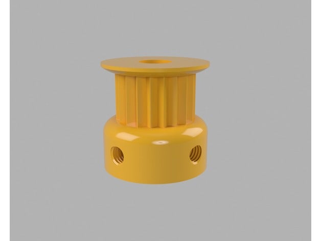 gt2 20 teeth pulley 3d printer parts belt 3D print model - Mito3D