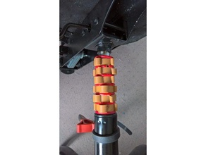 président de la colonne vertébrale brisée hydraulique les pièces rechange chaise bureau 3d print model - Mito3D