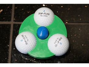 golf ball spinner mechanical toys 3d print model - Mito3D